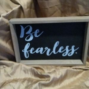 A wall decor from hobby lobby